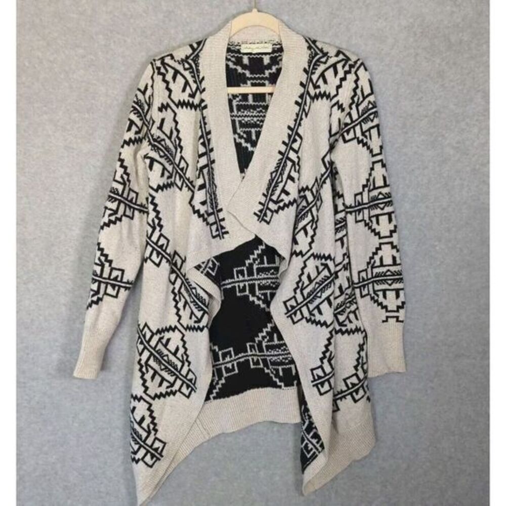 Staring at Stars Anthropologie Aztec Cardigan Sweater M Southwestern‎ Open Front